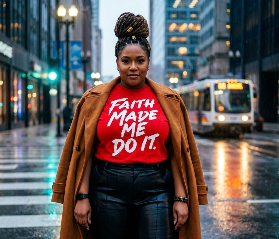 Faith Made Me Do It Tee