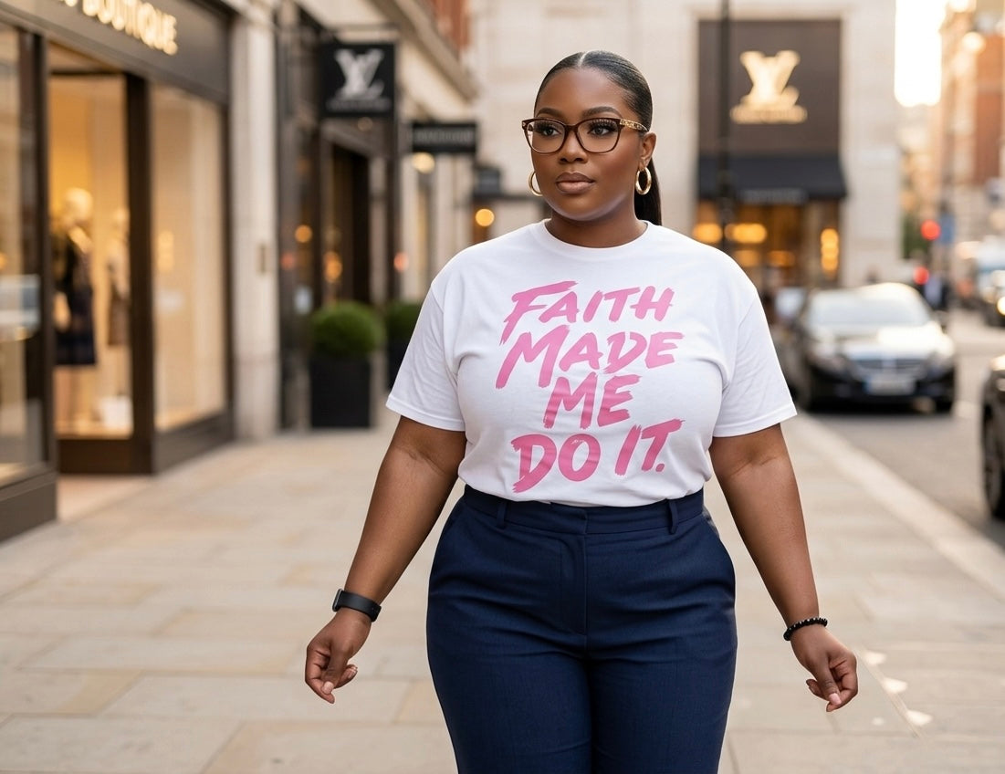 Faith Made Me Do It Tee