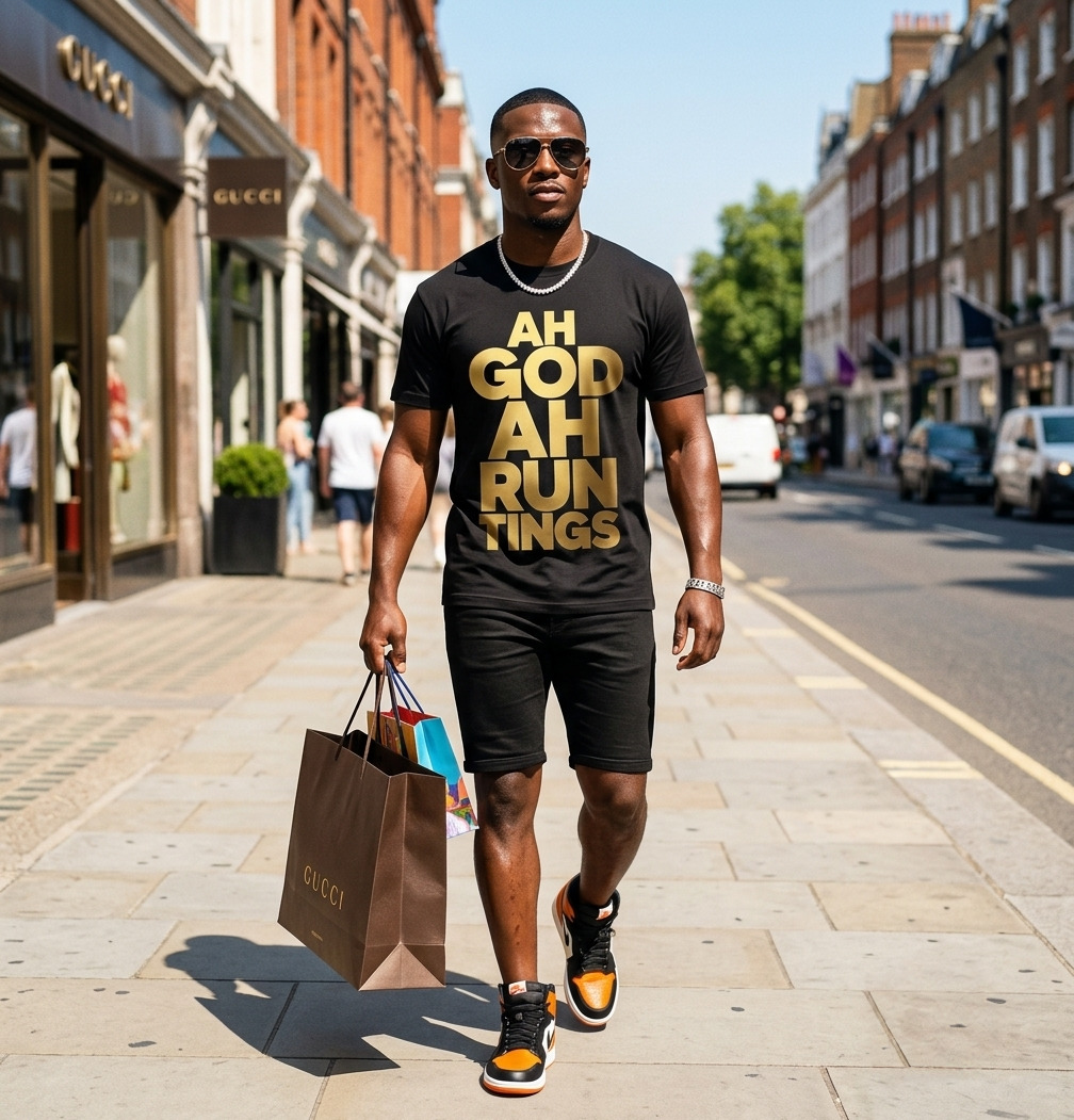 Ah God Ah Run Tings Tee